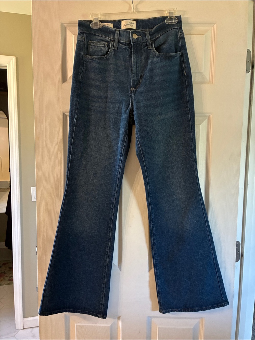 Women's Dark Blue Flare Jeans